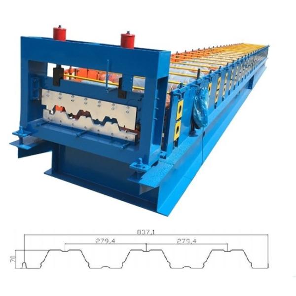 Buy cheap 8T Tile Sheet Forming Machine 15KW For Steel Floor Deck from wholesalers