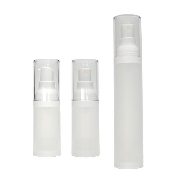Buy cheap AS Airless Pump Bottle 15ml 30ml 50ml Refillable Travel Container in Customized Color from wholesalers