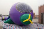 PVC 12m Airplane Inflatable Jump House Castle Type For Rental