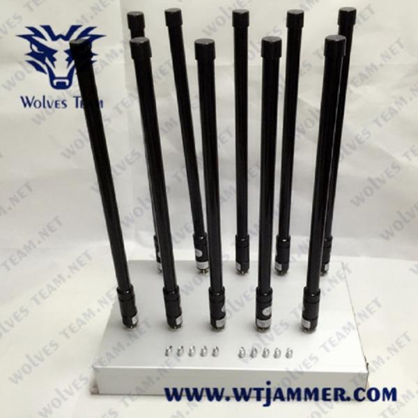 Buy cheap 10 Bands 5G 20W Cell Phone Signal Jammer 36W GSM 3G WIFI 5.8G from wholesalers