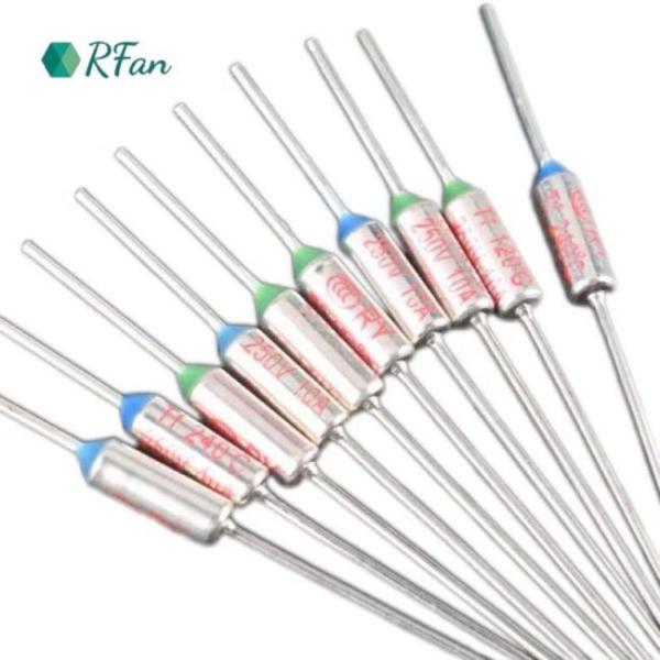 Buy cheap 142°C Aupo Thermal Fuse Thermal Cut Off Fuse 250V 10A For Curling Iron from wholesalers