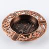 Buy cheap 108*109MM Personalized Die Casting Zinc Alloy Cylindrical Metal Pocket Ashtray With Plating Finish from wholesalers
