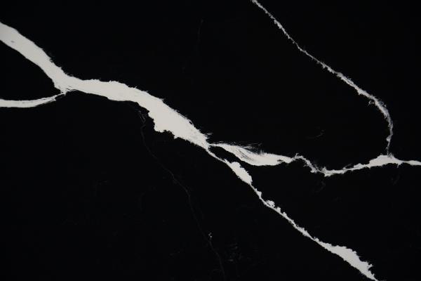 Buy cheap Kitchen Island Marble Quartz Stone 3200*1600*20/30mm Calacata Black from wholesalers