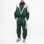 100% Nylon Windbreaker Track Jacket Custom Mens Colorblock Elasticated Trims