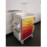 Buy cheap Red Dispensing Anesthesia Cart Aluminum Steel ABS Material from wholesalers