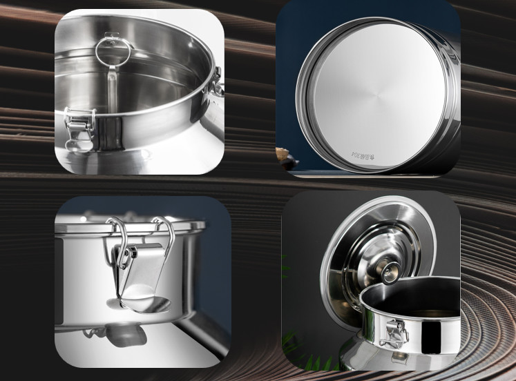 Non Magnetic SS201 5 Litre Milk Container Rust Resistance