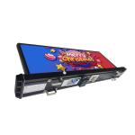 Auto Dimming P3.3mm Taxi Roof LED Display Advertising Taxi Sign For Car Roof
