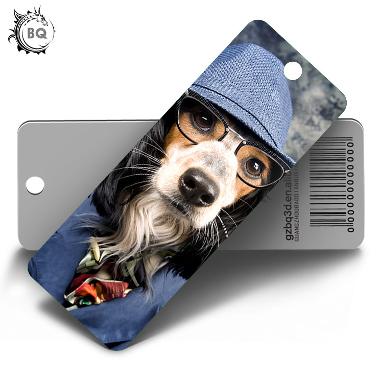 PET Customized Dog 3D Lenticular Bookmark For Art And Collectible