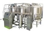 Volume 700L 3 Vessel Brewing System Steam Heating Brewhouse For Beer Making