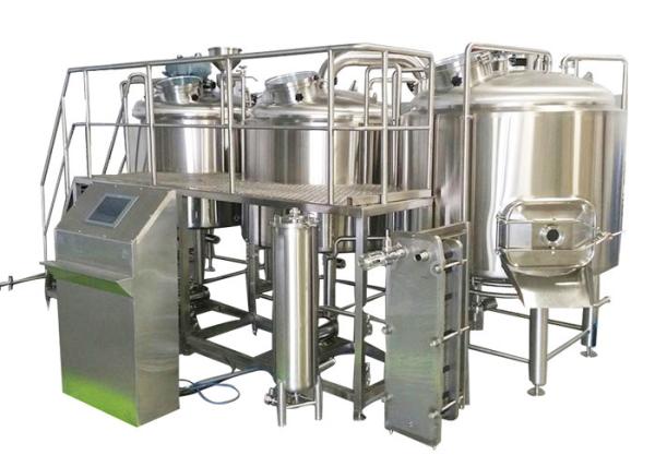 Buy cheap 1000L Professional Brewing Equipment 316 Stainless Steel With Three Boiling Kettles from wholesalers