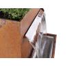 Buy cheap Multifunctional Corten Steel Waterfall Metal Garden Ornaments With Planter from wholesalers