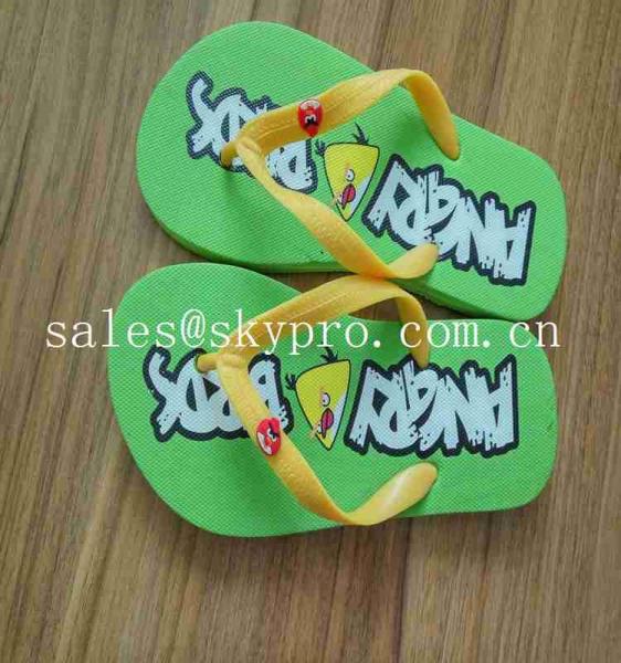 Buy cheap Cartoon Rubber Slipper Summer Beach Flip Flops Birds Design PVC Footwear SGS from wholesalers