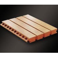 Buy cheap Fire-rated Sound Absorb Grooved Wood Acoustic Wall Panel For Meeting Room product