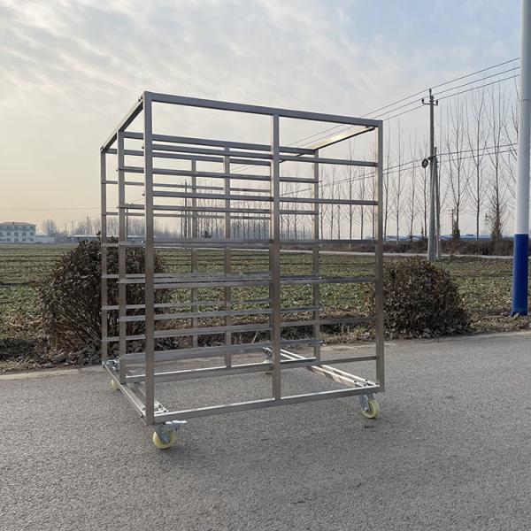Buy cheap 800X600 bakery tray rack trolley Bread Trolley Double Oven Rack from wholesalers