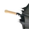 Buy cheap Aluminum Tips Windproof Golf Umbrellas Solid Fiberglass Shaft Wood Handle from wholesalers
