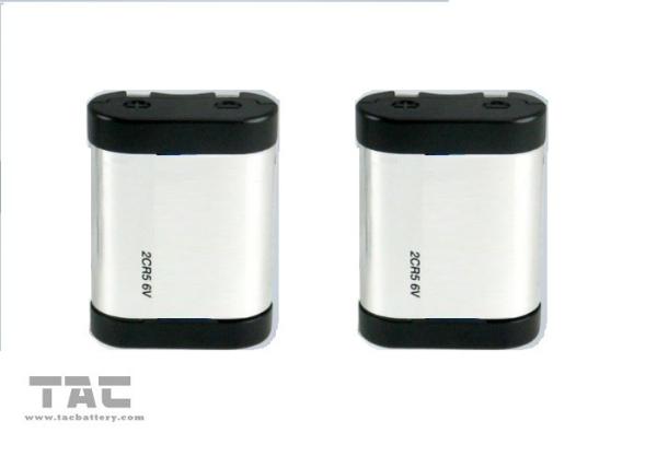 Quality 1400mAh Primary Lithium Li-Mn Battery 2CR5 6.0V with High Energy CE, RoHS certification for sale