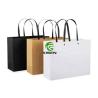 Buy cheap Recyclable Twist Handle Kraft Paper Shopping Bags Custom Printed Brown Color from wholesalers