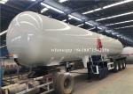 23 Tons Lpg Delivery Truck , Propane Transport Trailer 49.6CBM Capacity