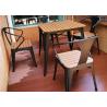 Buy cheap Simple Modern Solid Wooden Outdoor Furniture Balcony Table Chair Set For Leisure Cafe Bar from wholesalers