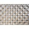 Buy cheap Natural Colour Stainless Steel Flatwire Woven Metal Mesh Screen For Architectural Woven Wire Mesh from wholesalers