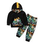 Spring Autumn Boys Casual Spring Children'S Clothing Dinosaur Printed Suit