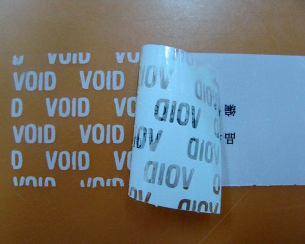Custom Tamper Evident Stickers Void Open Security Labels For Packing