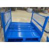 Buy cheap Warehouse Stillage Collapsible Pallet Cage For Lifting Steel Mesh from wholesalers