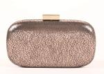 Western Style Pretty Ladies Leather Clutch Bags With 20 Inch Metal Chain