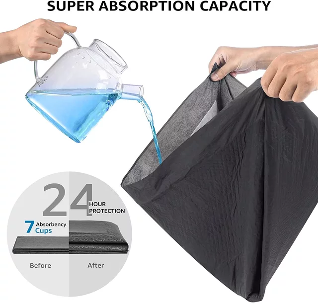 Polyester SAP Non-woven Fabric Bamboo Charcoal Puppy Training Absorbent Layer Pet Wee Pad