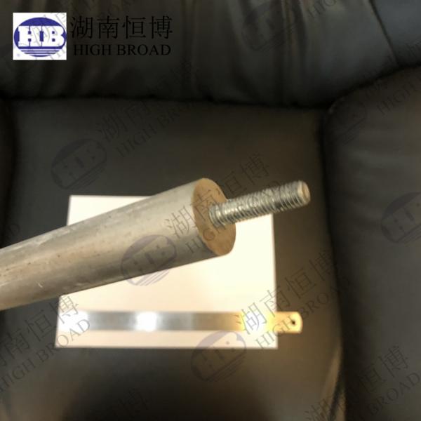 Buy cheap cAST AZ31 Magnesium Anode Rods For Hot Water Heater M6 20x250 AZ31B Mg Rods from wholesalers