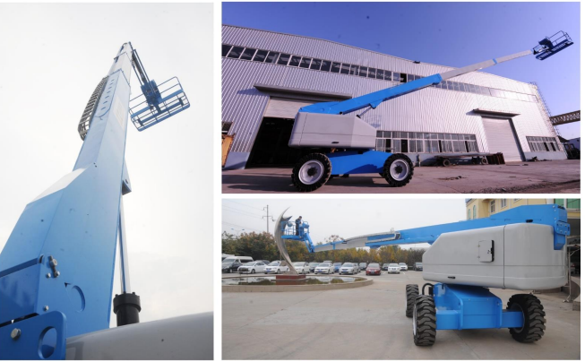 8000 kg Aerial Telescopic Boom Lifts with Overall Dimensions of 8.27*2.38*2.3m