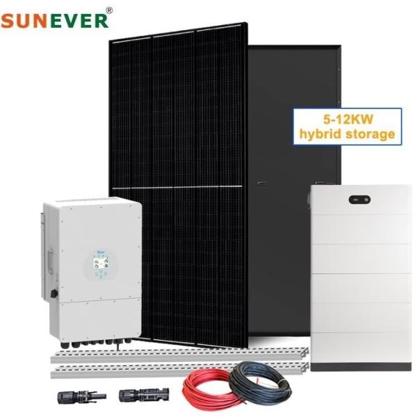 Buy cheap Home Solar Energy Storage System 6kw 8kw 10kw for Hybrid Kit Complete Power Generator from wholesalers