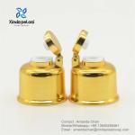 Buy cheap Recyclable Gold Plastic Cosmetic Screw Cap For Lotion Toner Shampoo Liquid Soap from wholesalers