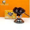 Buy cheap 2 Eyes Plastic Body 12V White Yellow Dual Color Flashing Mini Driving Fog Light For Bike Parts from wholesalers