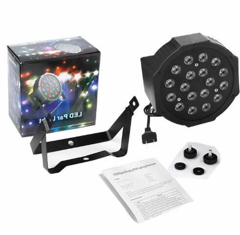 Slim Par Wireless Led Flat Par Light 7 Channels RGBWA UV Emitting Color