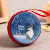 Buy cheap 2018 Christmas promotional gifts zipper closure round tin wallet small mini metal tinplate coin box Promotional items from wholesalers