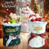 Buy cheap Plush Doll Christmas Bouquet Dried Flowers and Multiple Color for Girlfriend's Special Day from wholesalers