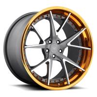 Buy cheap 18 19 20 inch barrel and 10 inch lip 3 piece forged wheel rims 5x112 120 120.65 product