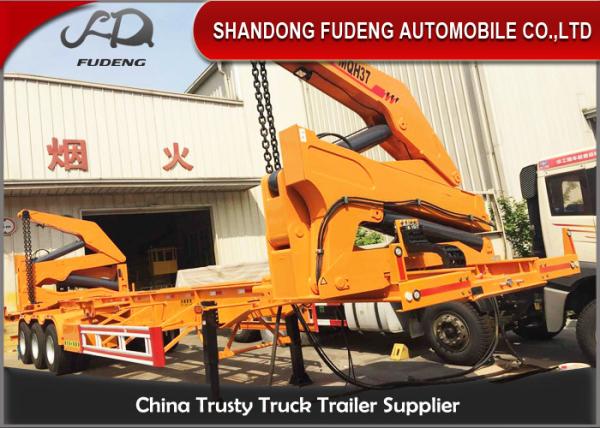 Buy cheap 40ft Side Loader Trailer Chassis Truck Trailer , China Box Loader Side Lifter Truck from wholesalers
