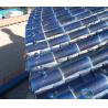 Buy cheap Traditional Chinese style blue glazed cemetery roof tiles from wholesalers