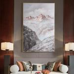 Custom Hand Painted Canvas Oil Painting For Living Room Wall Decor Medium Oil