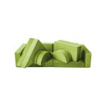 Colorful 14 Pieces Modular Foam Kids Play Sofa With Inner Liner
