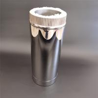 Buy cheap ISO9001 Double Wall Straight Length Stove Flue Pipe For Spigot Locking System product