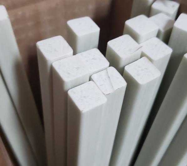 Buy cheap Industrial FRP Solid Rod Square Fiberglass Rod Customizable Anticorrosive from wholesalers