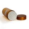 Buy cheap 700ml Clear Plastic Cylinder Tubes , Golden PET Can With Screw Lid from wholesalers