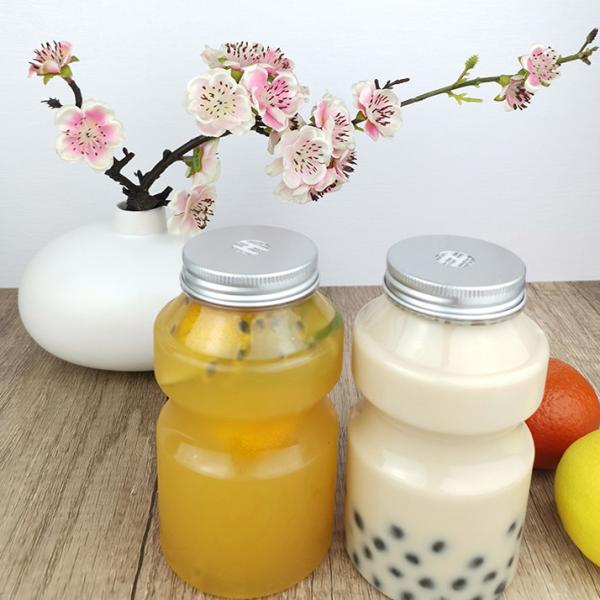 Buy cheap 500ml Food Grade Disposable Drinking Bottles Ring Bucket Shape, Clear Plastic Bottles/Storage Containers with Caps from wholesalers