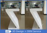 Custom Fashion Modern Retail Glass Jewelry Display Cases With Light