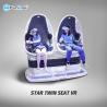 Buy cheap Blue White Color Two Seats 9D VR Ride Cabin Cinema Virtual Reality simulator For Kids Amusement Park​ from wholesalers