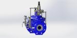 Ductile Iron SS304 Pipe Hydraulic Flow Control Valve Full Port