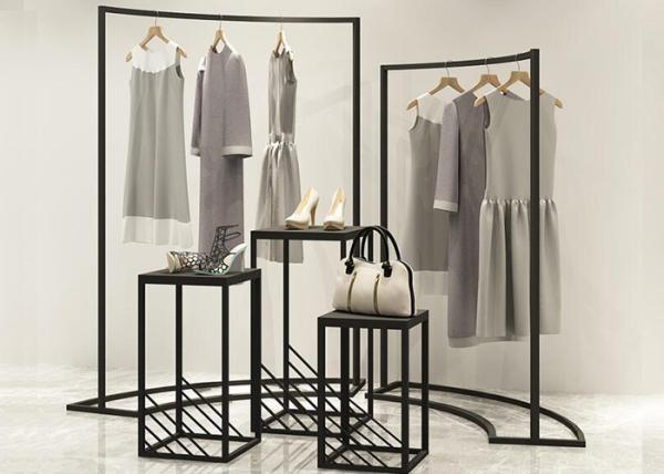 Buy cheap Customized Metal Flooring Retail Clothing Store Shelves For Supermarket from wholesalers